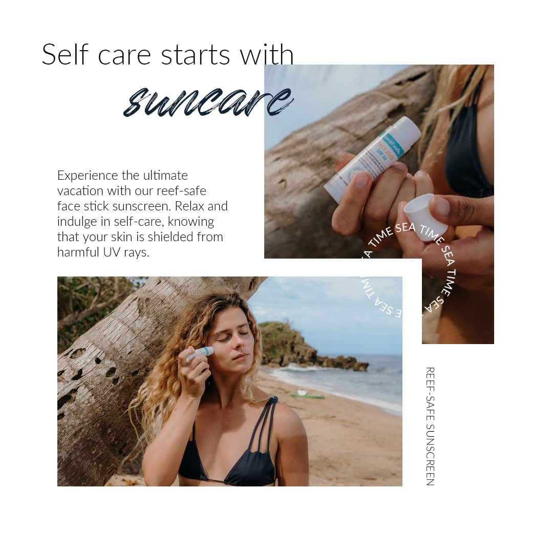 Coral Safe Reef Safe SPF 50 Mineral Face Stick 2 Pack – Hawaii & Mexico Approved