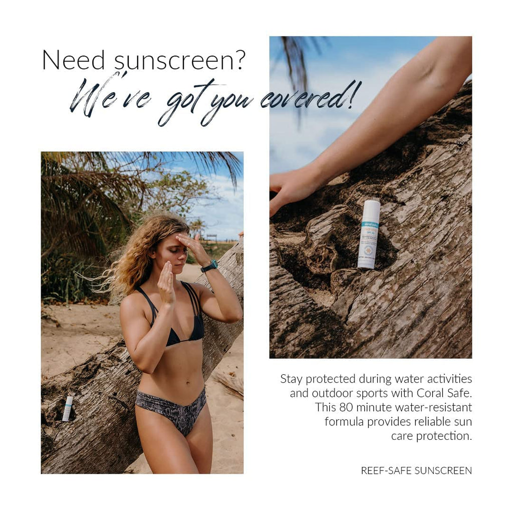 Coral Safe Reef Safe SPF 50 Mineral Face Stick 2 Pack – Hawaii & Mexico Approved