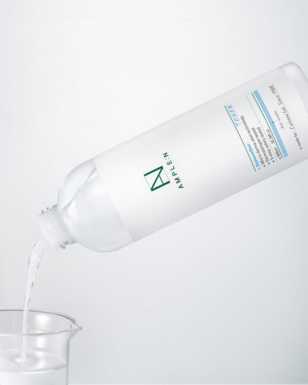 CORÉANA Ample:N Hyaluron Shot Toner – Hydrating Korean Hyaluronic Acid & Ceramide Toner