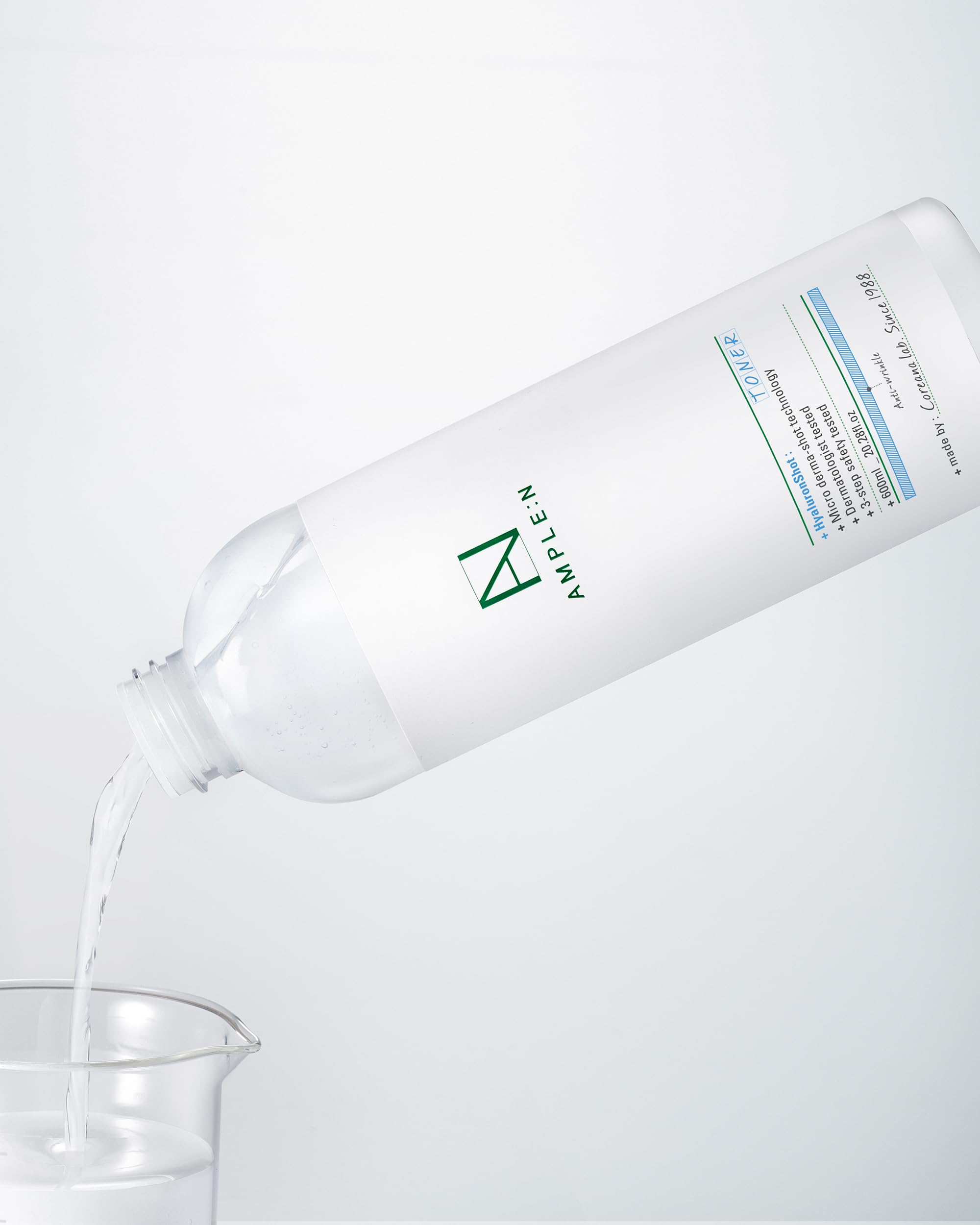 CORÉANA Ample:N Hyaluron Shot Toner – Hydrating Korean Hyaluronic Acid & Ceramide Toner