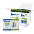CoreTex Sun X 30+ SPF 30 Packets + Dry Towels Duo – 25-Pack, No White Cast, 80-Min Water Resistant