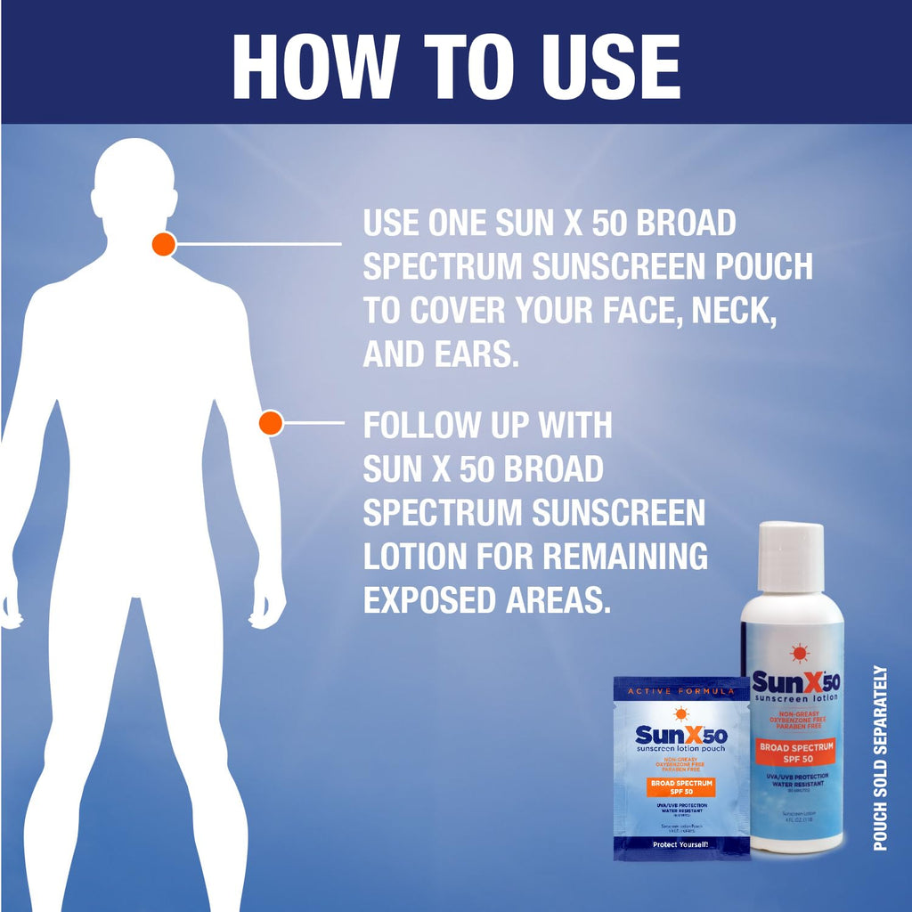 CoreTex Sun X 50 SPF Broad Spectrum Sunscreen Lotion – 16oz, Oil-Free, No White Cast, 80-Minute Water Resistant