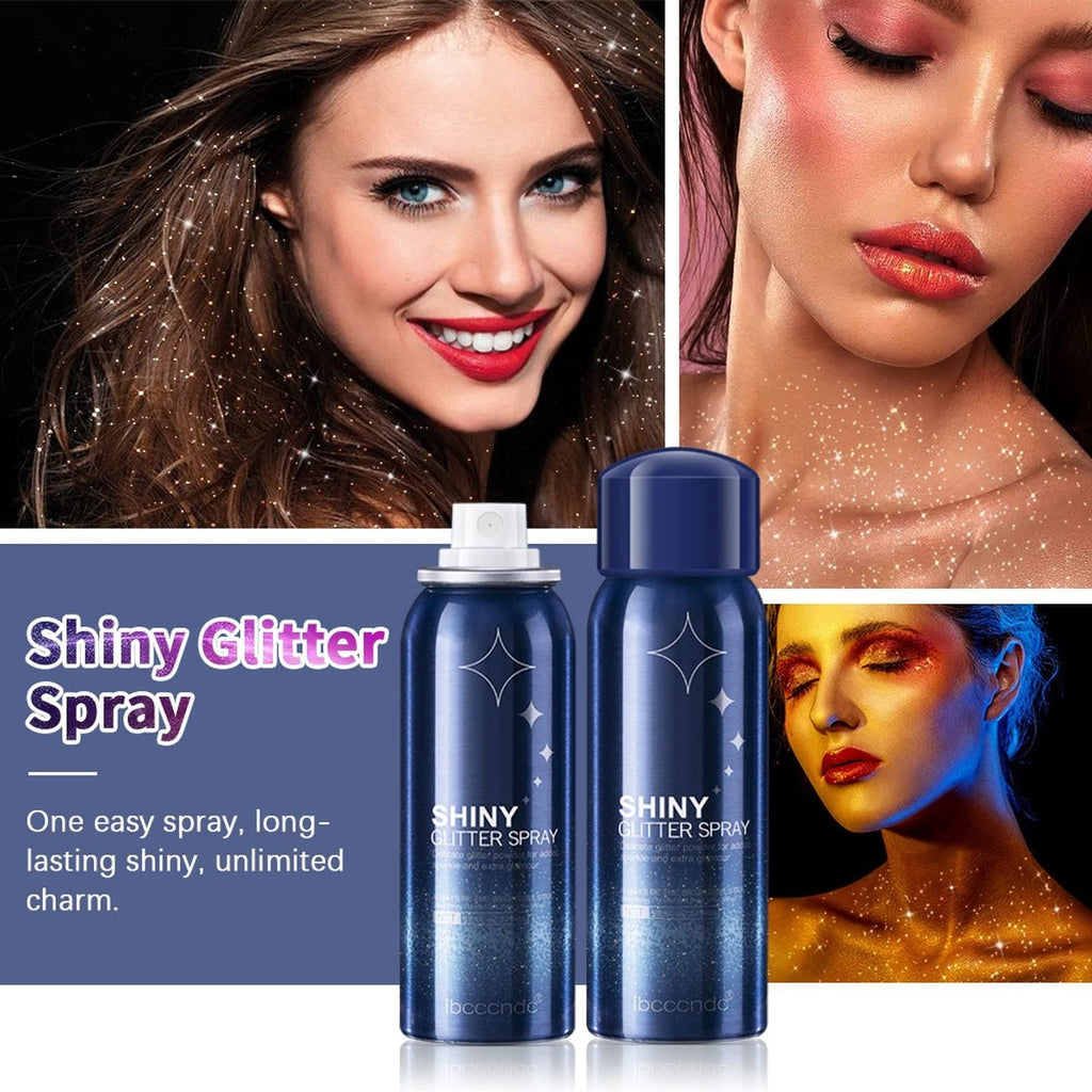 Corleone Body Glitter Spray – Hair, Face & Body Shimmer Highlighter