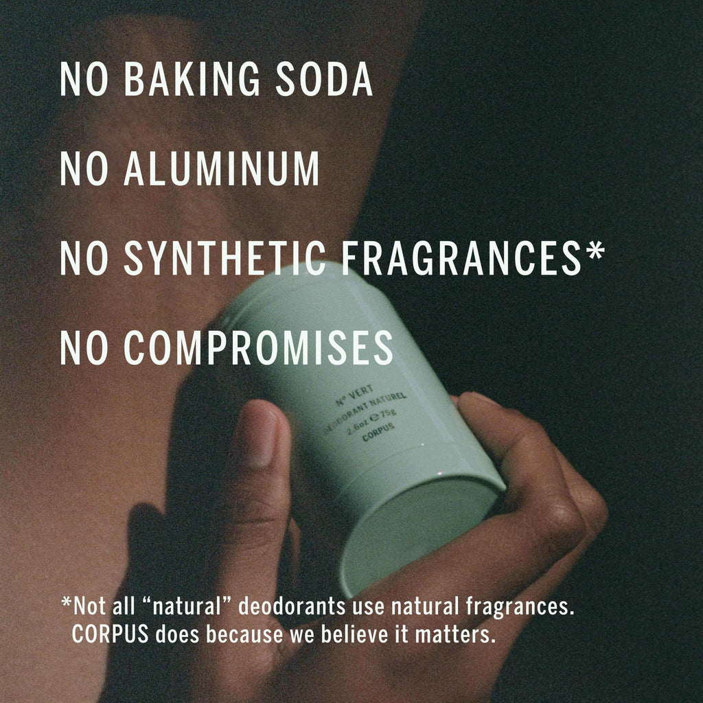 CORPUS Natural Deodorant Stick for Sensitive Skin | Aluminium & Baking Soda Free | Made in USA (Atlas)