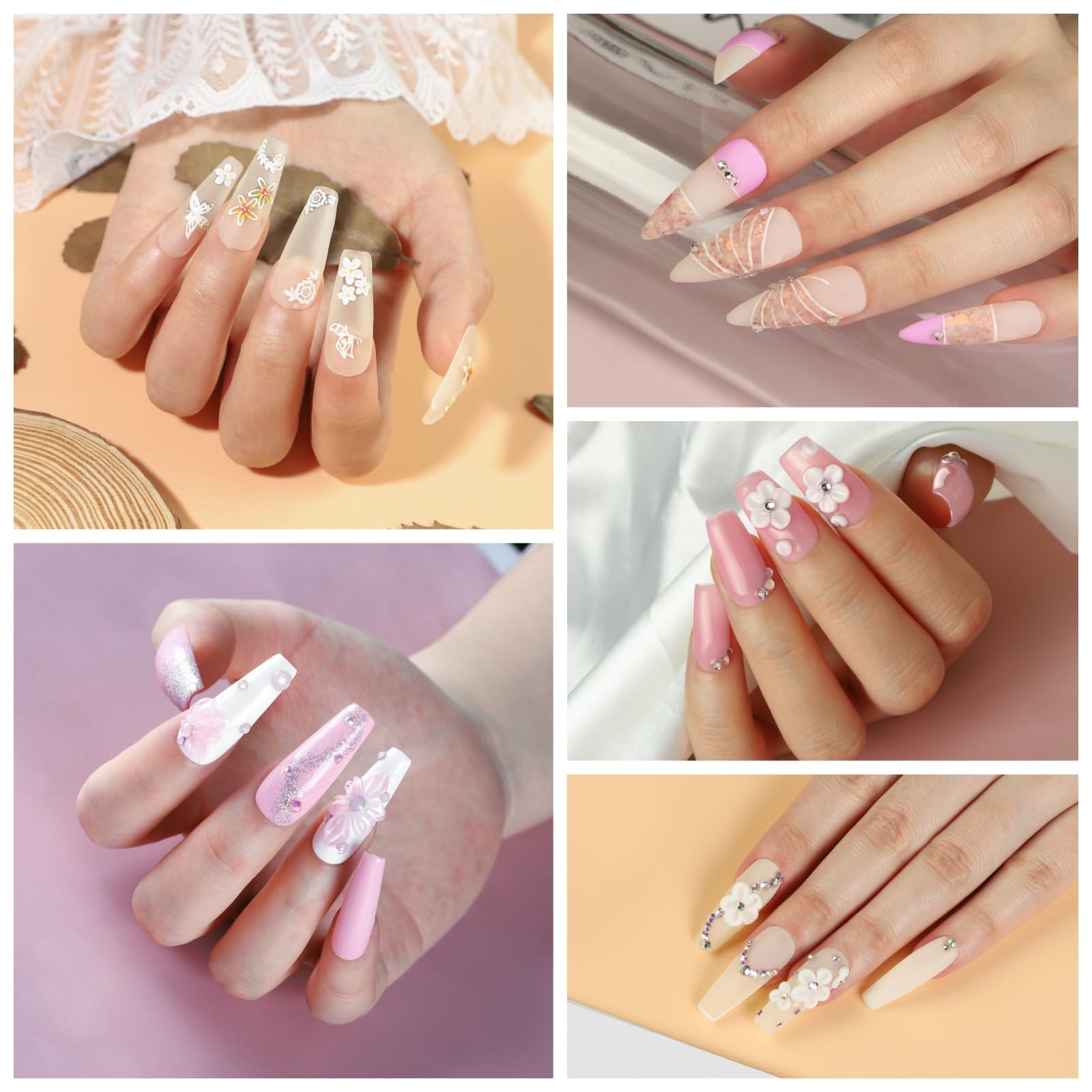 COSCELIA Acrylic Nail Kit for Beginners – Drill & UV Light Included