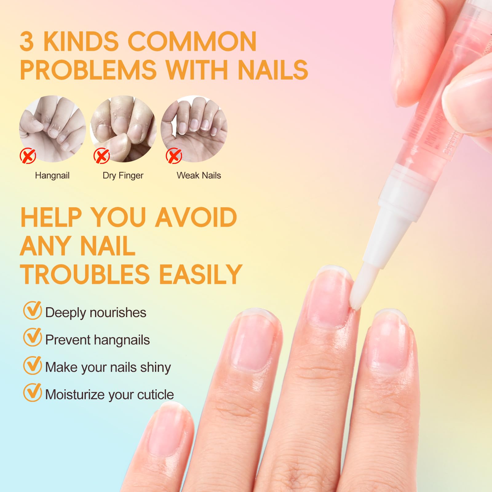 COSCELIA 16-Piece Cuticle Oil Pen Set for Nails – Nourishment, Hydration & Repair