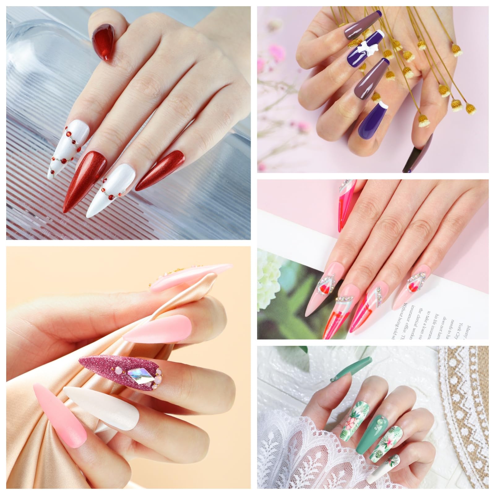 COSCELIA 66Pcs Gel Nail Polish Kit with UV Light & Drill – 35 Colors for DIY Manicures