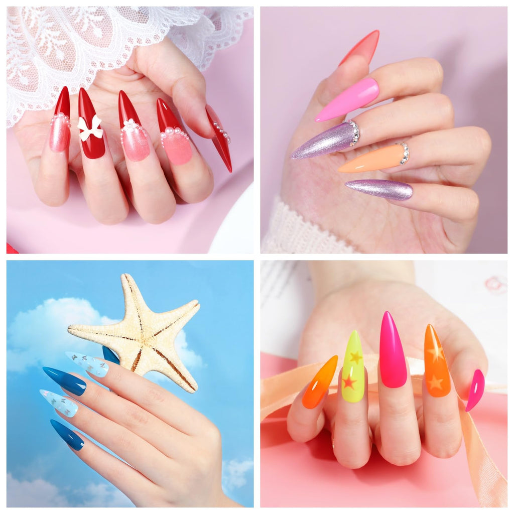 COSCELIA 66Pcs Gel Nail Polish Kit with UV Light & Drill – 35 Colors for DIY Manicures