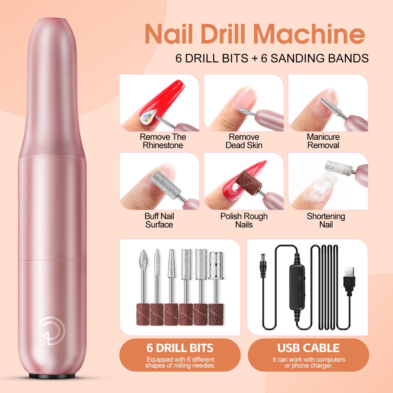 COSCELIA 66Pcs Gel Nail Polish Kit with UV Light & Drill – 35 Colors for DIY Manicures