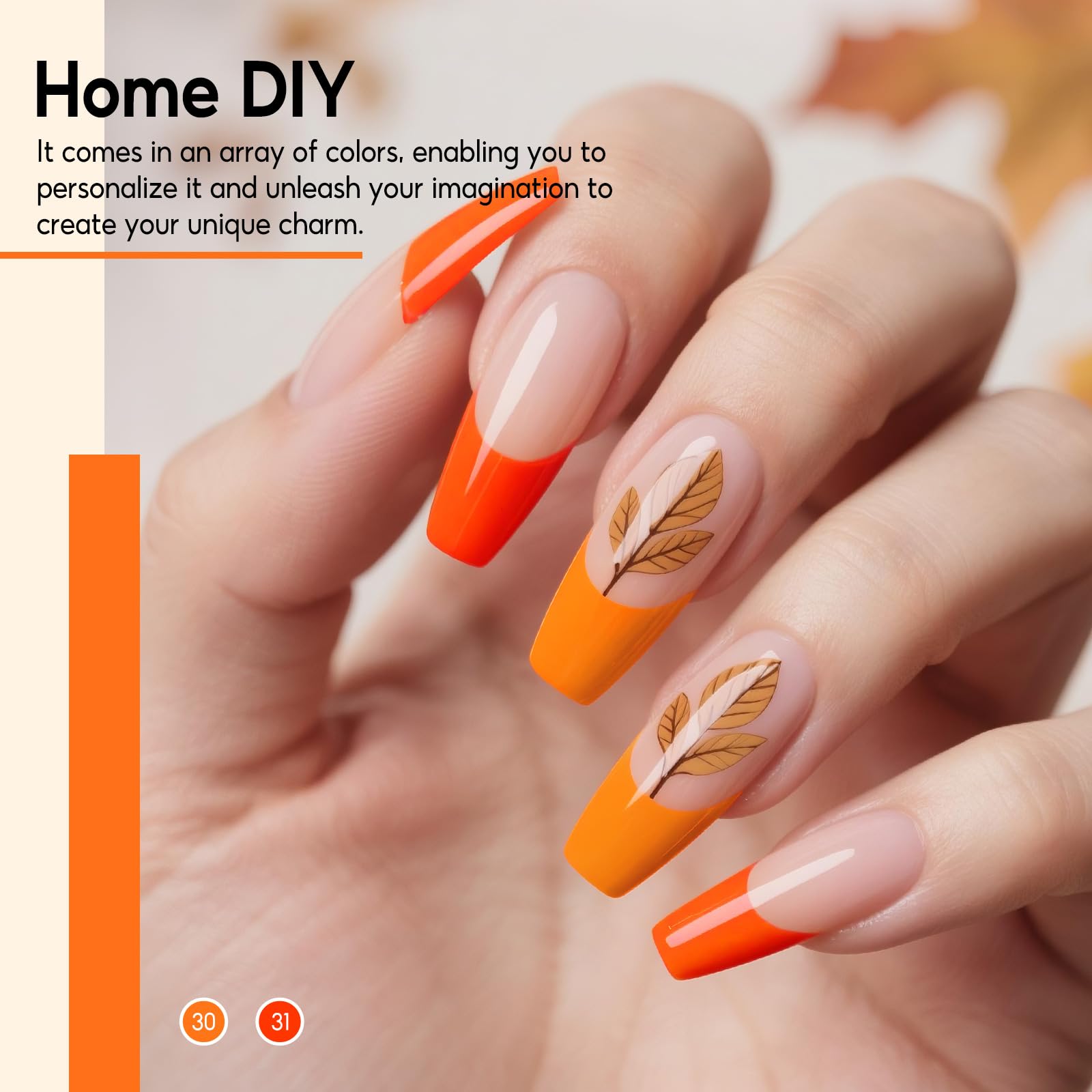 COSCELIA 25 PCS Nude Brown Gel Nail Polish Set – 20 Colors + 5 Top & Base Coats, DIY Manicure Starter Kit
