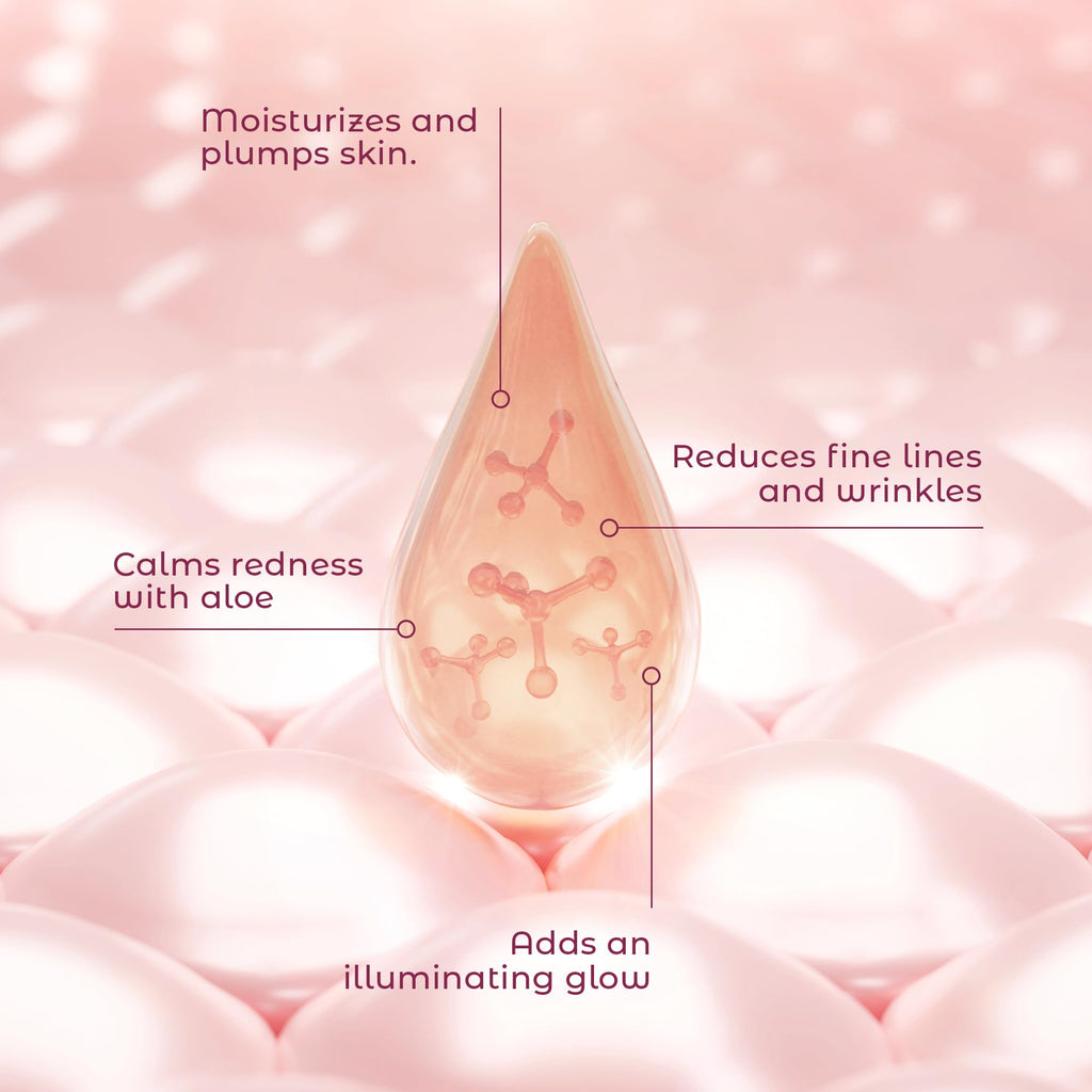 Cosmedica Skincare Illuminating Rose Gold Serum Elixir – Hydration, Glow & Dewy Primer (2 oz)