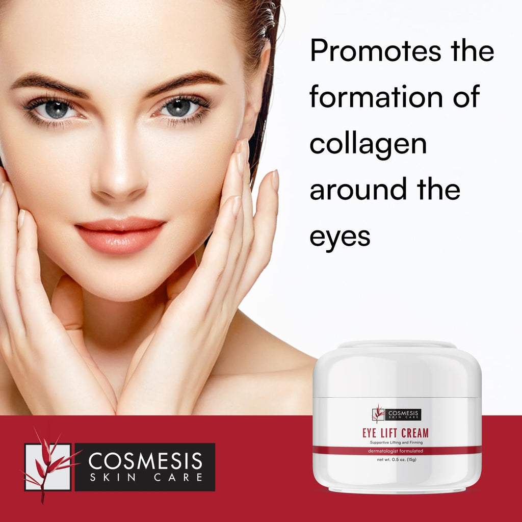 Cosmesis Eye Lift Cream – Lifts & Firms, Supports Collagen & Elastin, 0.5 fl oz