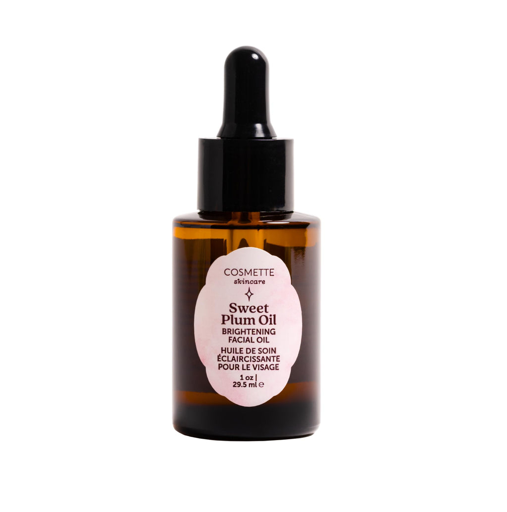 Cosmette Skincare Sweet Plum Vitamin C & 4% Squalane Serum | Brightening, Dark Spot & Hydration