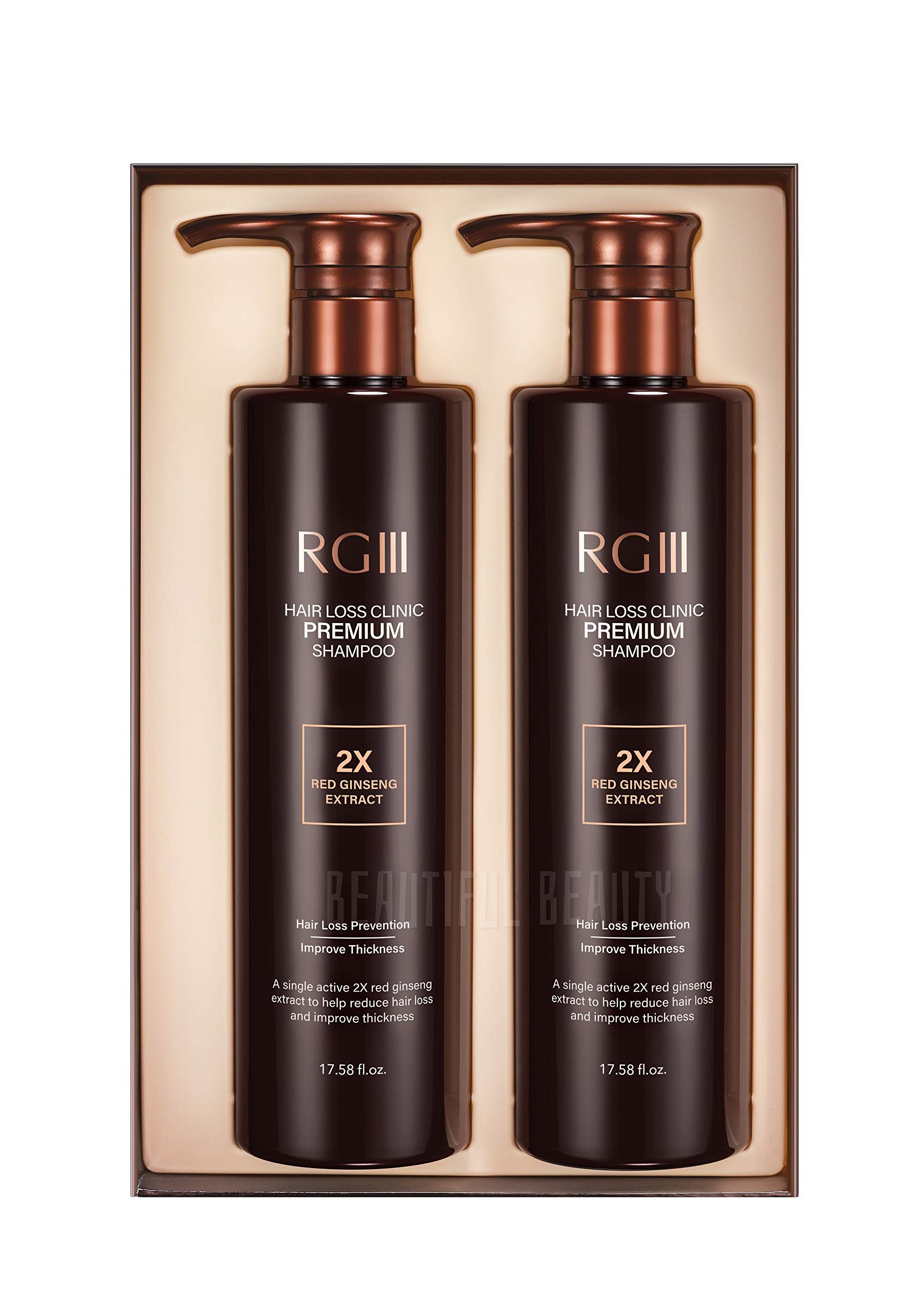 COSMOCOS RG3 Premium Hair Loss Clinic Shampoo – Red Ginseng Formula