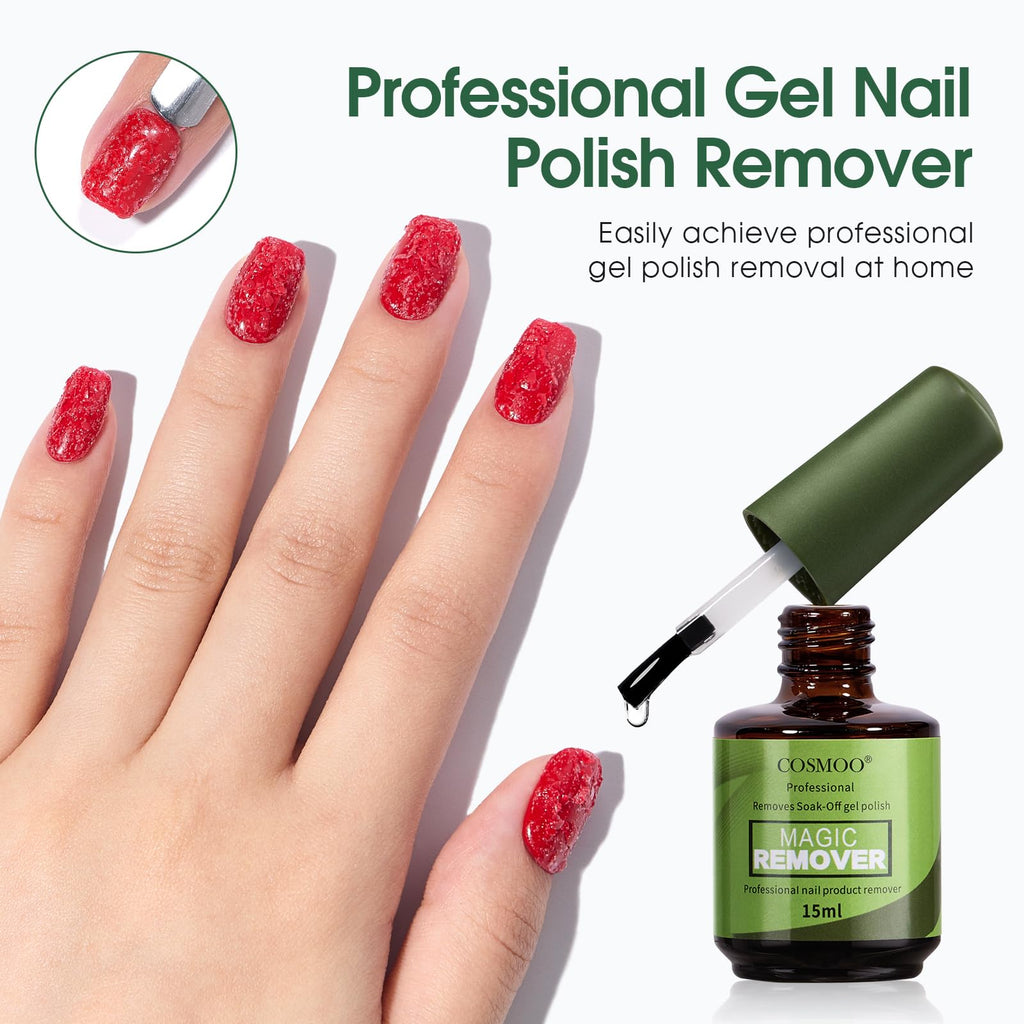 COSMOO Gel Nail Polish Remover 2 PCS – Fast Gel Removal at Home