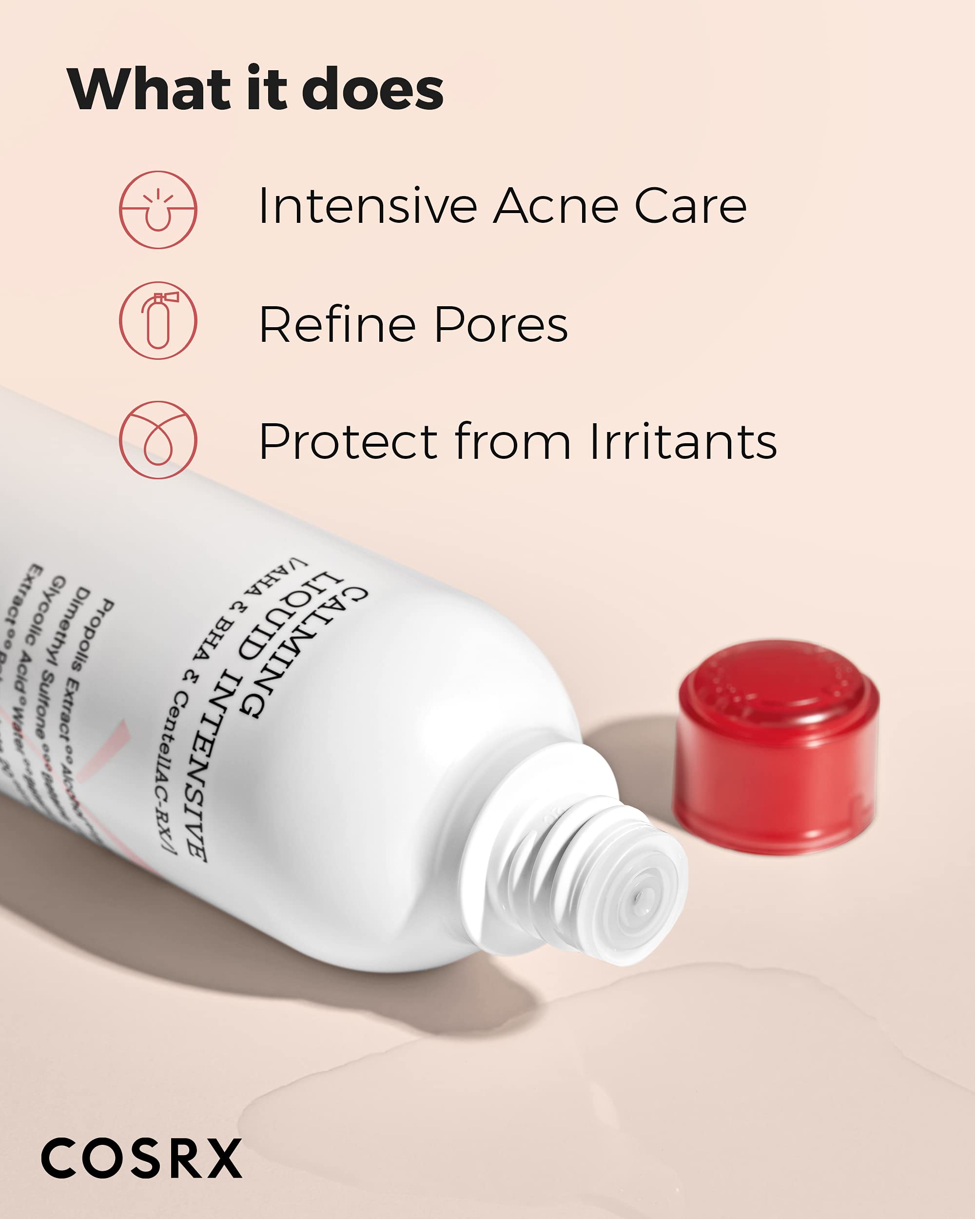 COSRX AC Collection Acne Calming Liquid Intensive Toner – 125ml (AHA + BHA)