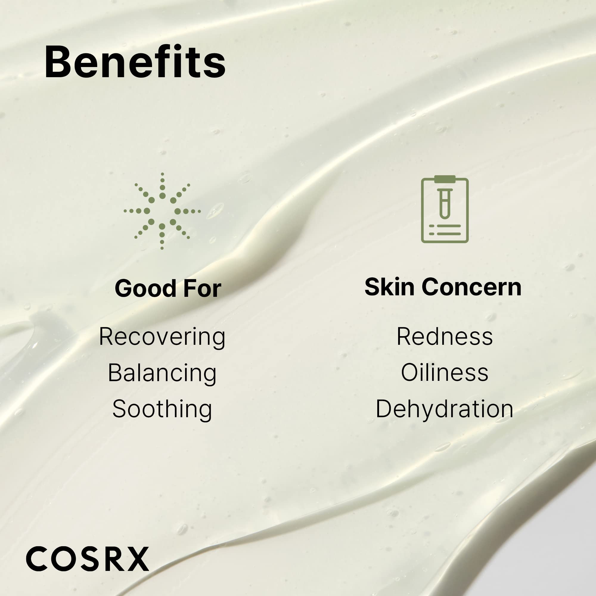 COSRX Hydrium Green Tea Aqua Gel Cream — Lightweight 50ml, Aloe & Camellia, Paraben Free