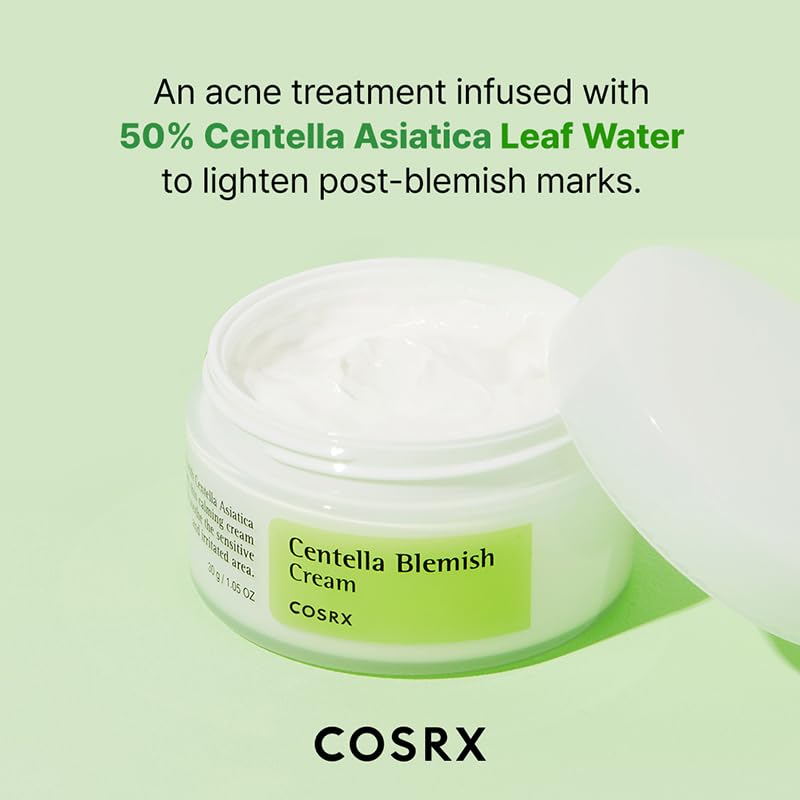 COSRX Centella Blemish Cream – 30g (1.05 fl oz) | Korean Skincare, Vegan, Cruelty-Free, Paraben-Free