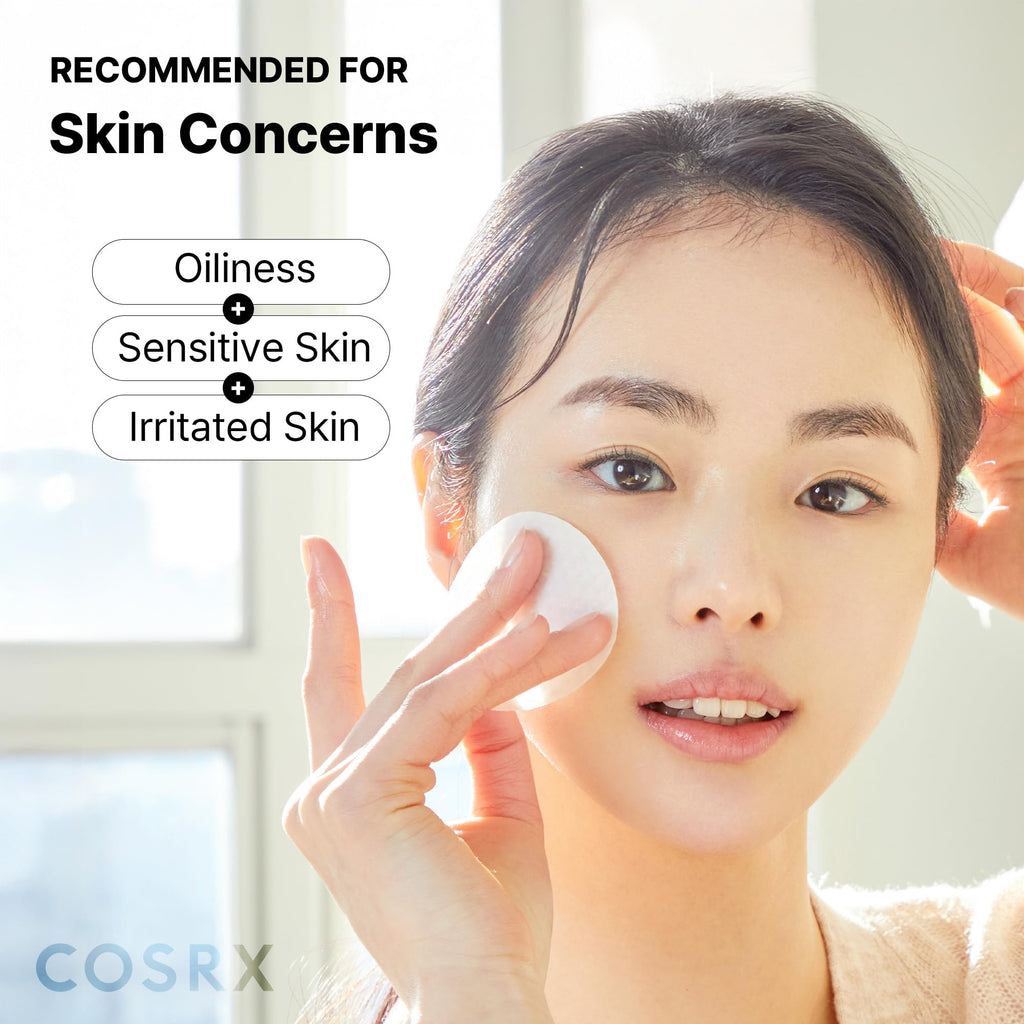 COSRX Green Calming Pads – Exfoliating Pads for Sensitive Skin, 70 Sheets