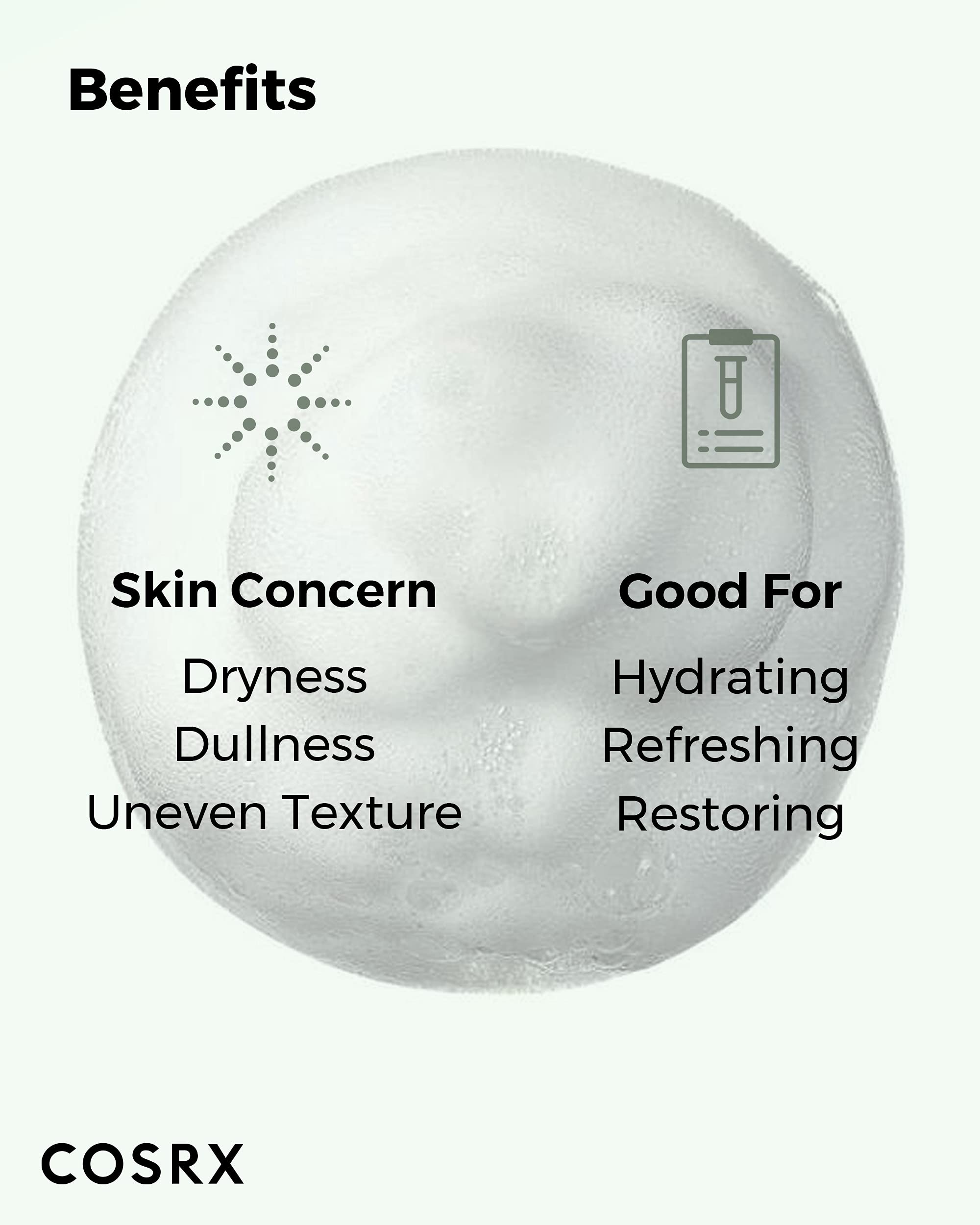 COSRX Low pH Good Morning Gel Cleanser – 1.7 fl oz / 50 ml | Travel-Size, pH-Balanced for Acne-Prone Skin