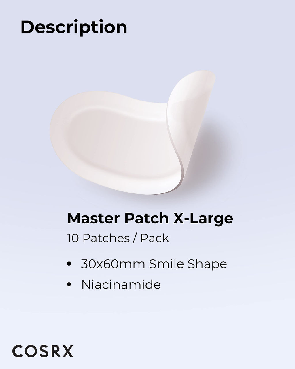 COSRX Master Patch Intensive – Oval Hydrocolloid Patch with Tea Tree Oil & Salicylic Acid (10 Patches)