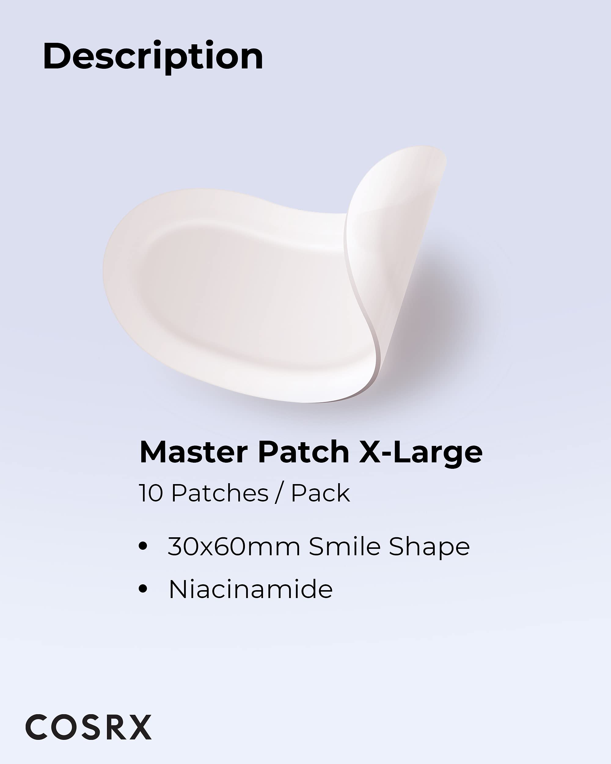 COSRX Master Patch Intensive – Oval Hydrocolloid Patch with Tea Tree Oil & Salicylic Acid (10 Patches)