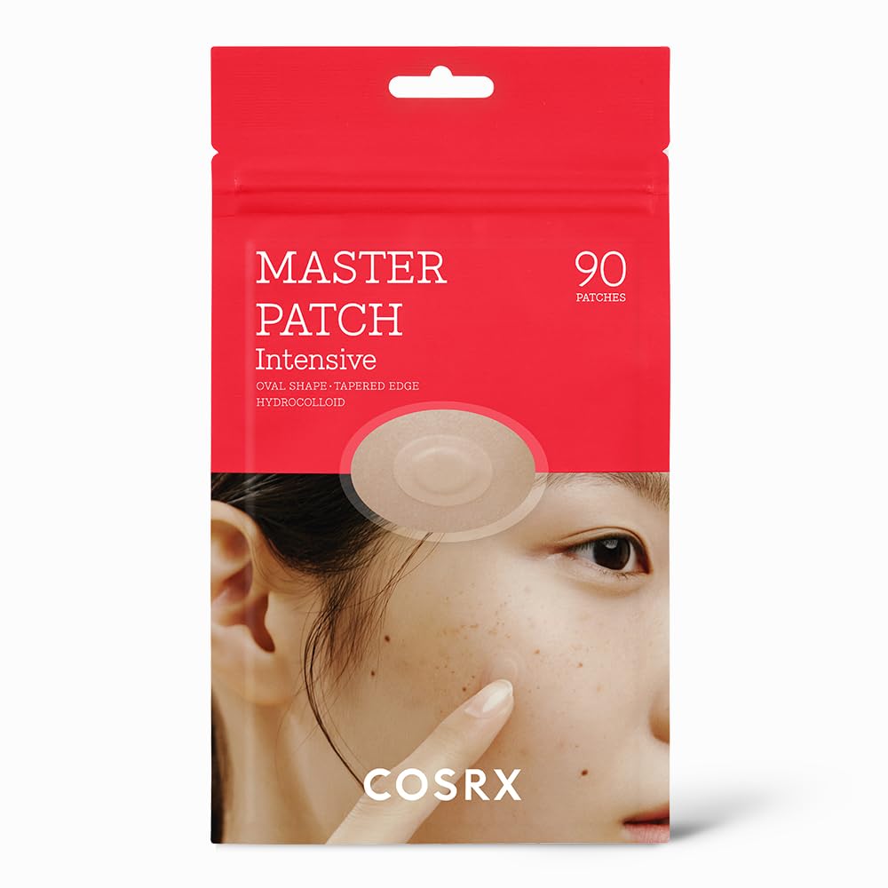 COSRX Master Patch Intensive [90ea] — Discreet Oval Acne Patches for Overnight Care