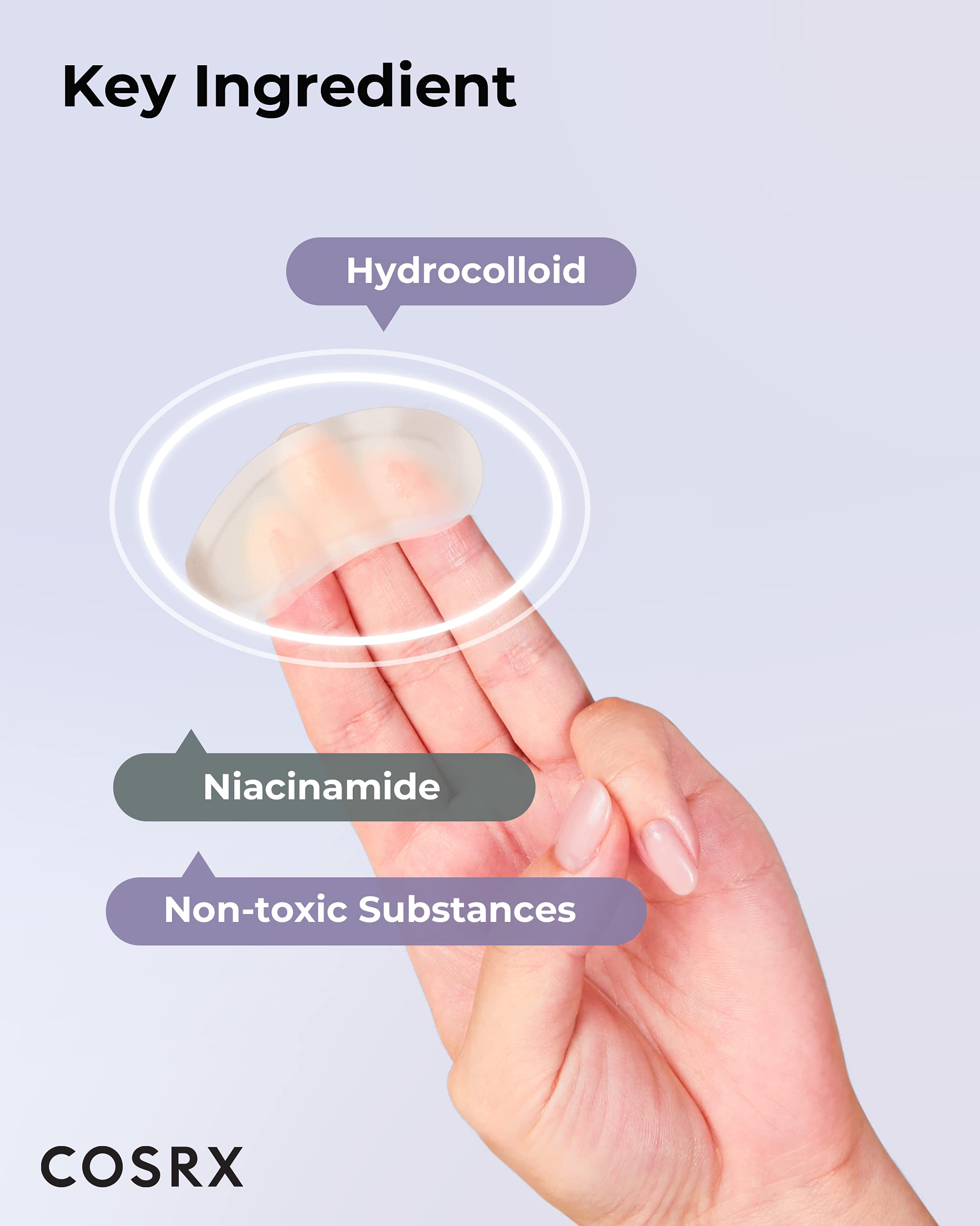 COSRX Master Patch Intensive – Oval Hydrocolloid Patch with Tea Tree Oil & Salicylic Acid (10 Patches)