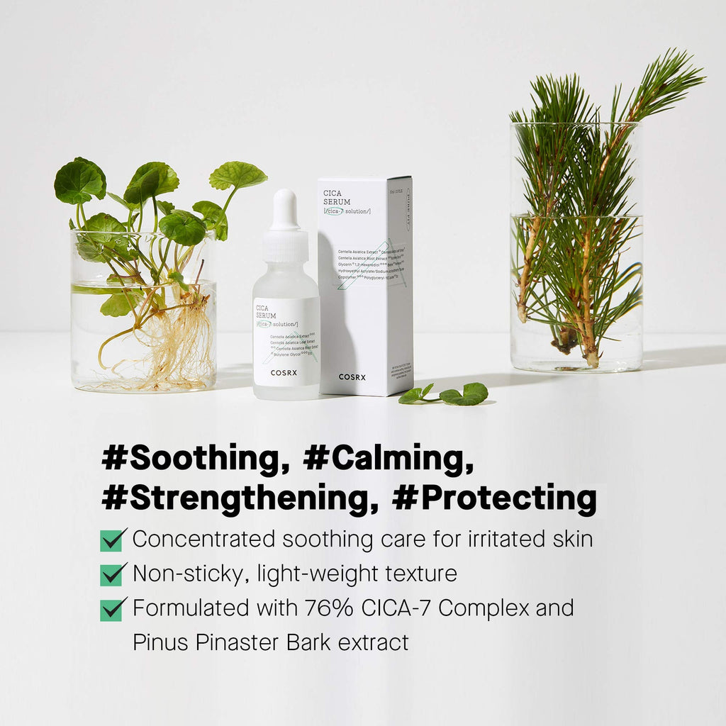 COSRX Pure Fit Cica Serum – 1 fl oz / 30 ml | Soothing Centella Asiatica, Calming & Protective