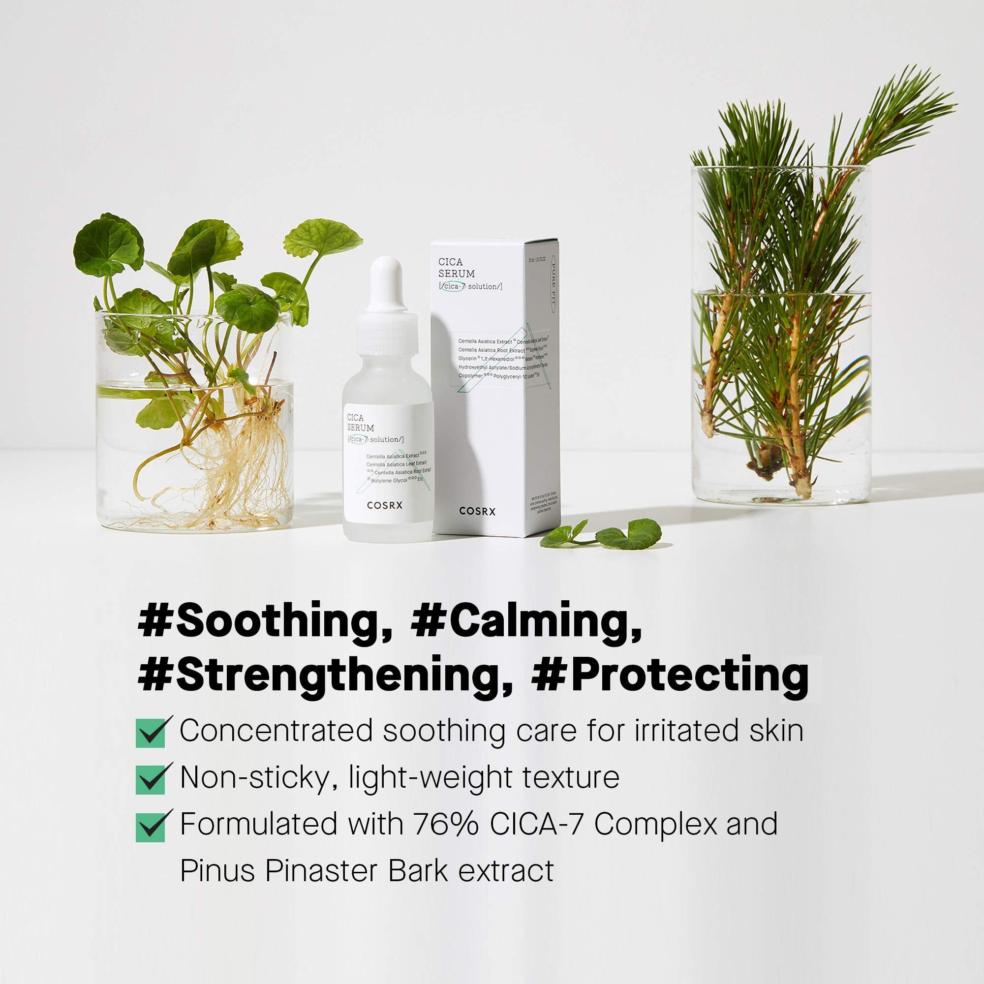 COSRX Pure Fit Cica Serum – 1 fl oz / 30 ml | Soothing Centella Asiatica, Calming & Protective