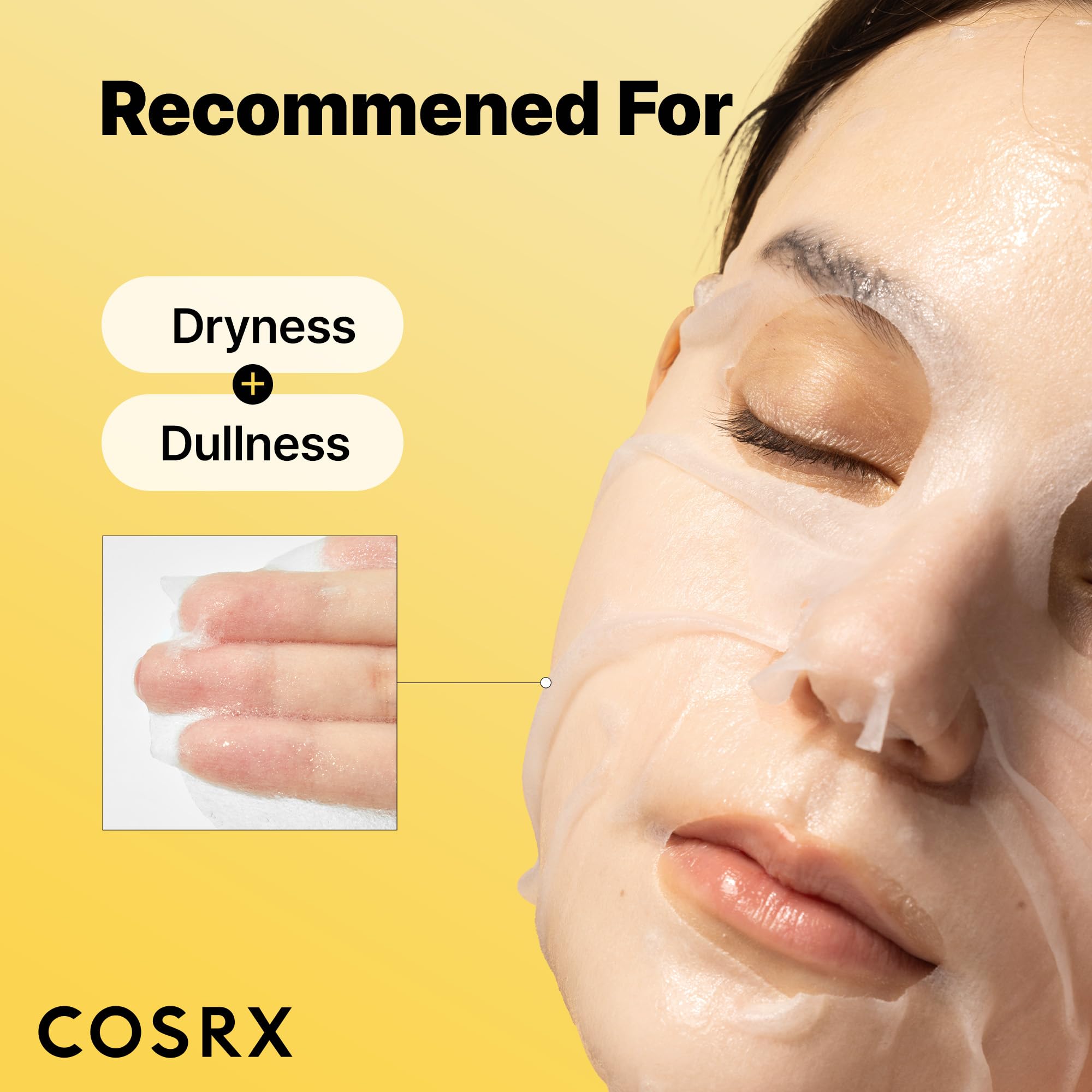 COSRX Snail Mucin Sheet Mask – Hydration for Dry & Sensitive Skin | Not Tested on Animals