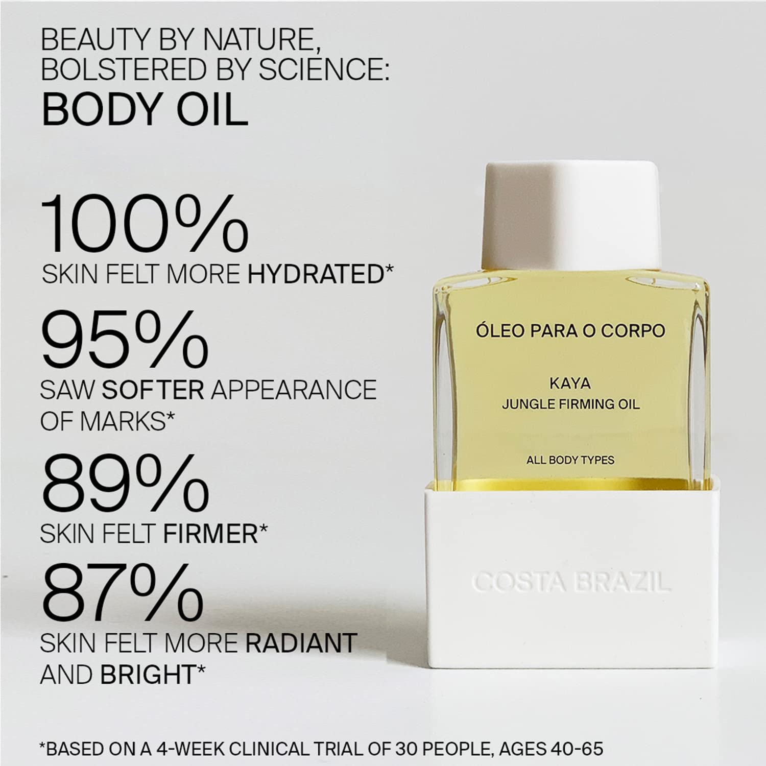 Costa Brazil | Kaya Jungle Firming Body Oil – Luxury Skincare, 24-Hour Hydration, Vegan & Cruelty-Free, Travel Size 1.01 oz