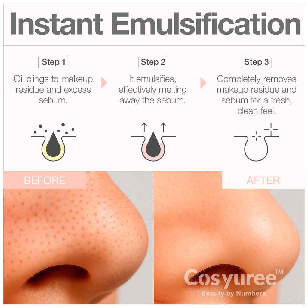 Cosyuree Collagen Pore Cleaning Oil Cleanser – AHA, BHA, PHA, LHA Deep Cleansing