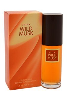 Coty Wild Musk by Coty for Women – 1.5 oz Cologne Spray (5-Pack)