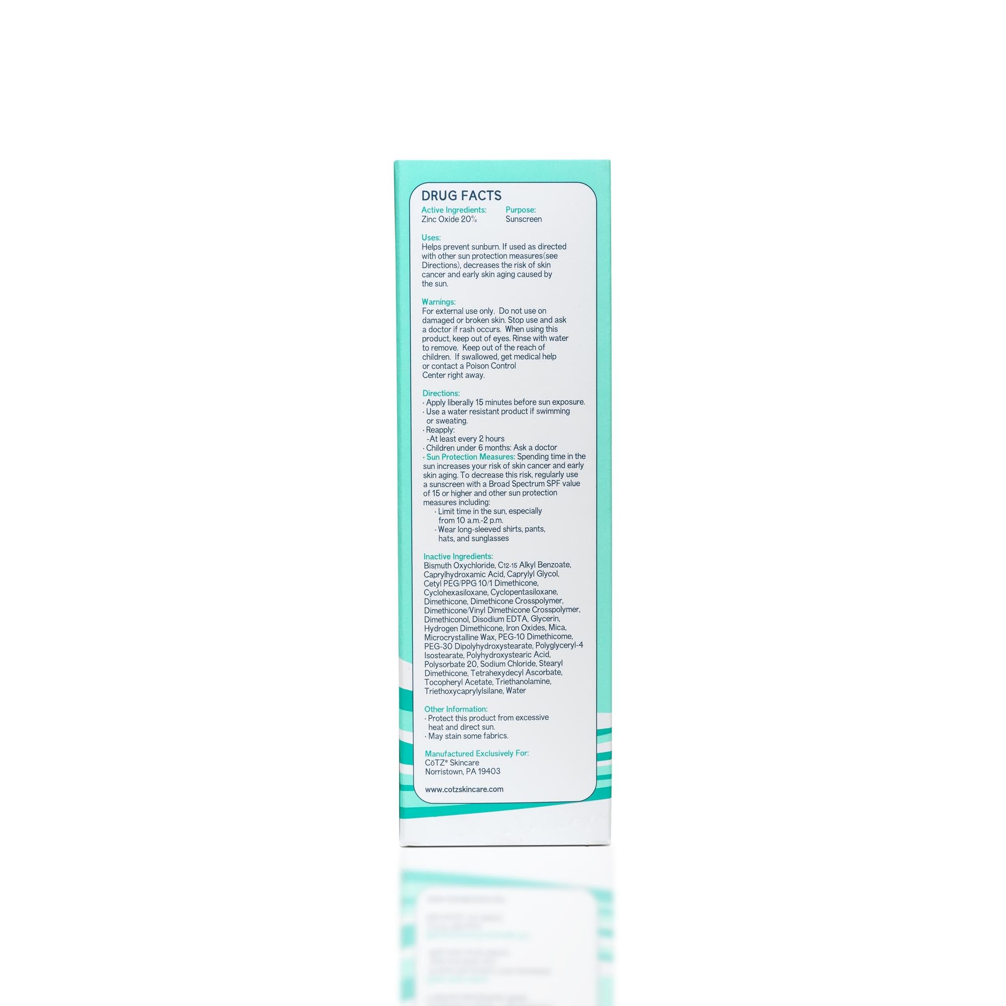 CoTZ Flawless Complexion: Richly Tinted Mineral Sunscreen SPF 50 for Medium–Dark Skin Tones | All Skin Types | 2.5oz