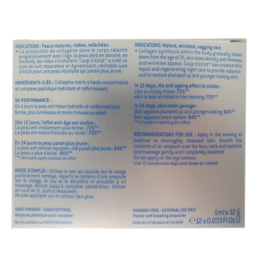 Coup d'Eclat Marine Collagen Ampoules – 12-Day Hydration & Firmness Serum