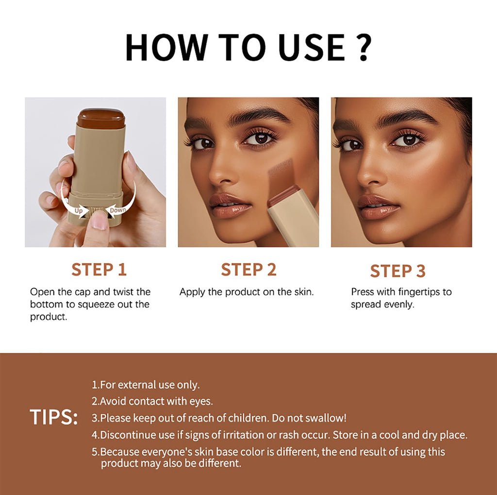Covebalm Beauty Skin Tint & Foundation Stick — Buildable Coverage in 6 Shades (Vegan)