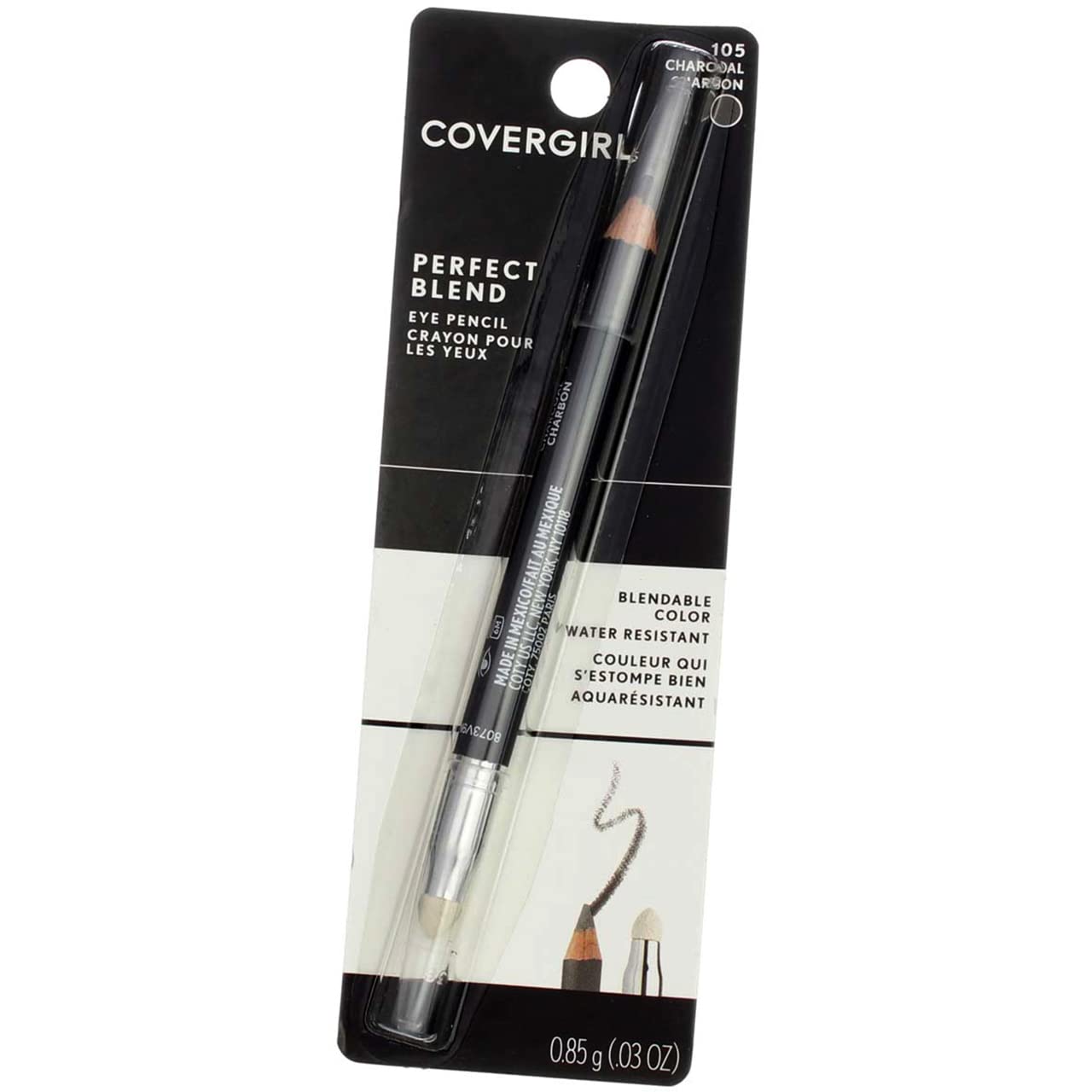 CoverGirl 10306 105chrcl Charcoal Perfect Blend Eyeliner Pencil