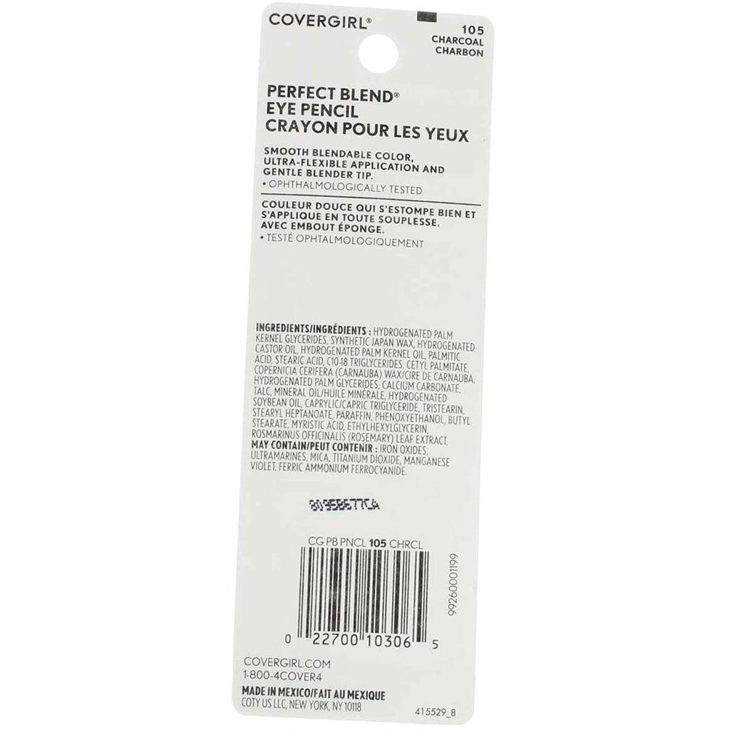 CoverGirl 10306 105chrcl Charcoal Perfect Blend Eyeliner Pencil