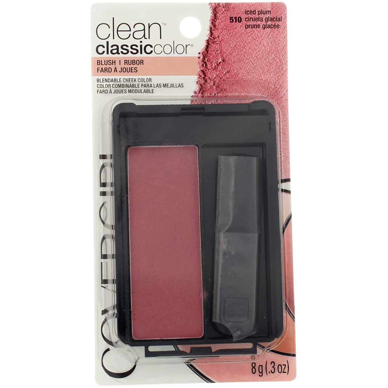 CoverGirl Classic Color Blush Iced Plum [510] – 0.3 oz (Pack of 3)