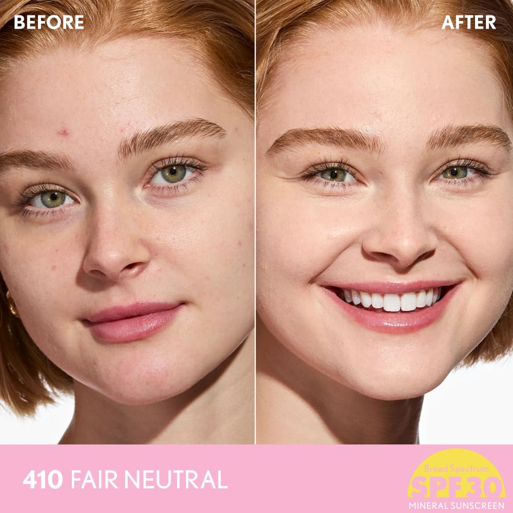 COVERGIRL Clean Fresh Blurring Skin Tint SPF 30 – Light Matte Foundation 410 Fair Neutral