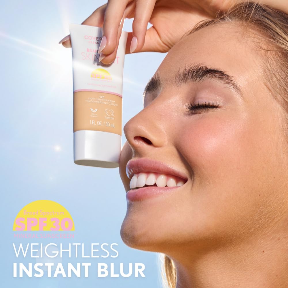 COVERGIRL Clean Fresh Blurring Skin Tint SPF 30 - Light Neutral | Soft Matte Finish