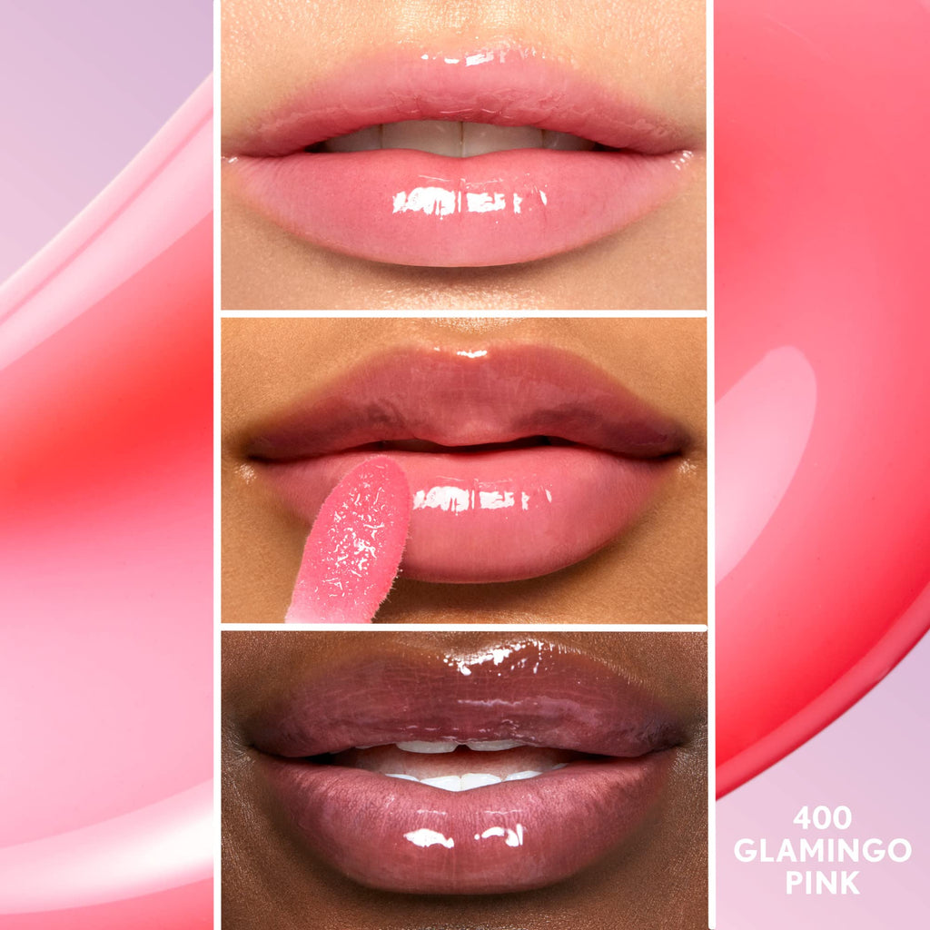 COVERGIRL Clean Fresh Yummy Gloss – Vegan Lip Gloss, Glamingo Pink