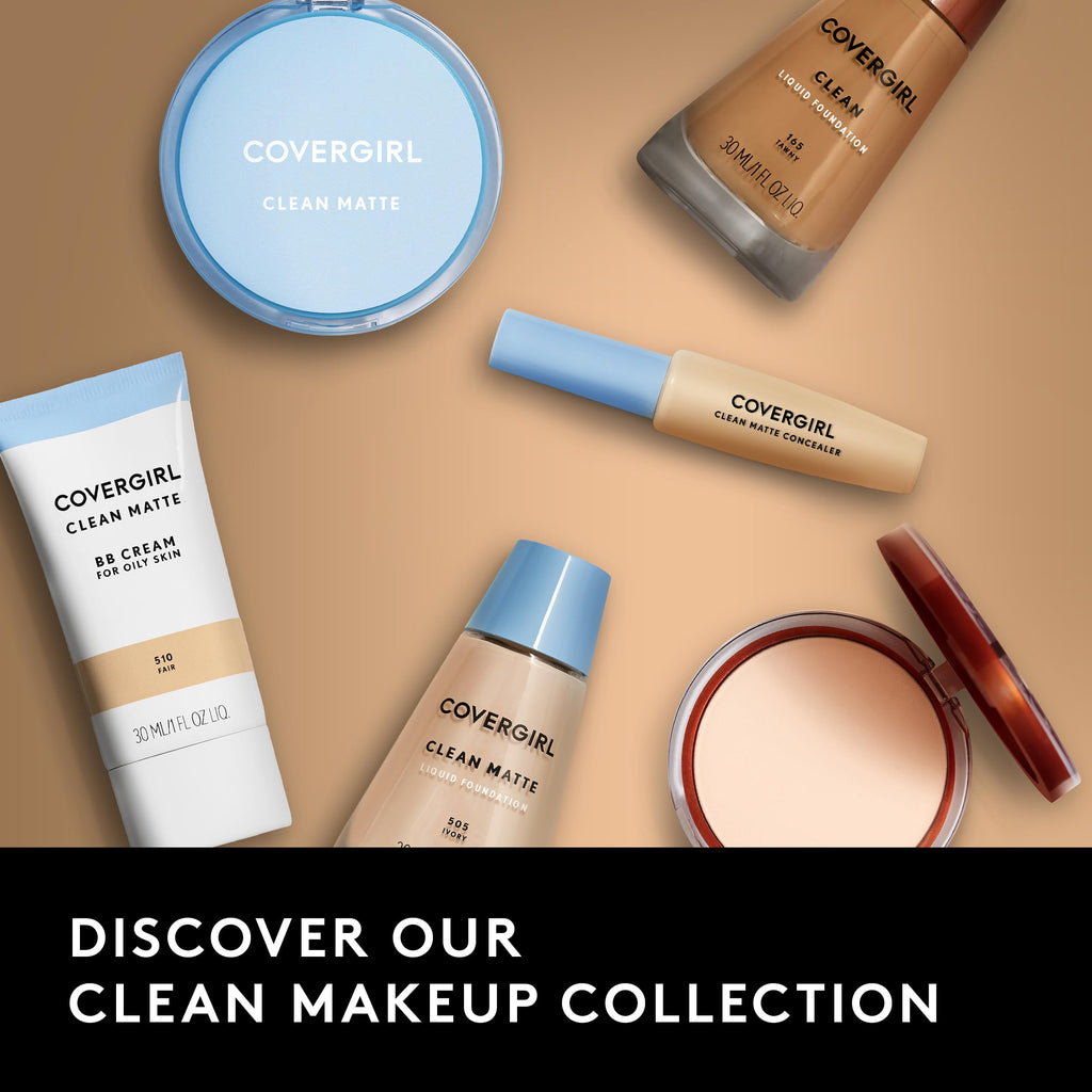 COVERGIRL Clean Liquid Foundation 148 Perfect Beige | Lightweight, Breathable Coverage