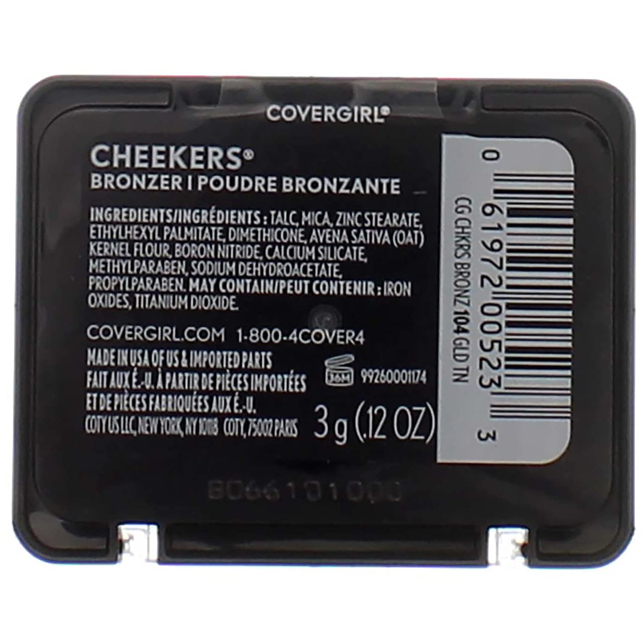 CoverGirl Golden Tan Cheekers Bronzer 0.1 oz – 00523 104gldtan
