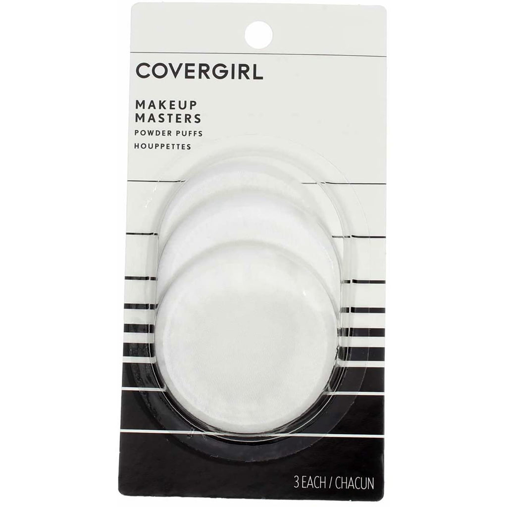 COVERGIRL Makeup Masters Powder Puffs, 3 ct, 2 pk | Velvety Soft Replacement Puffs