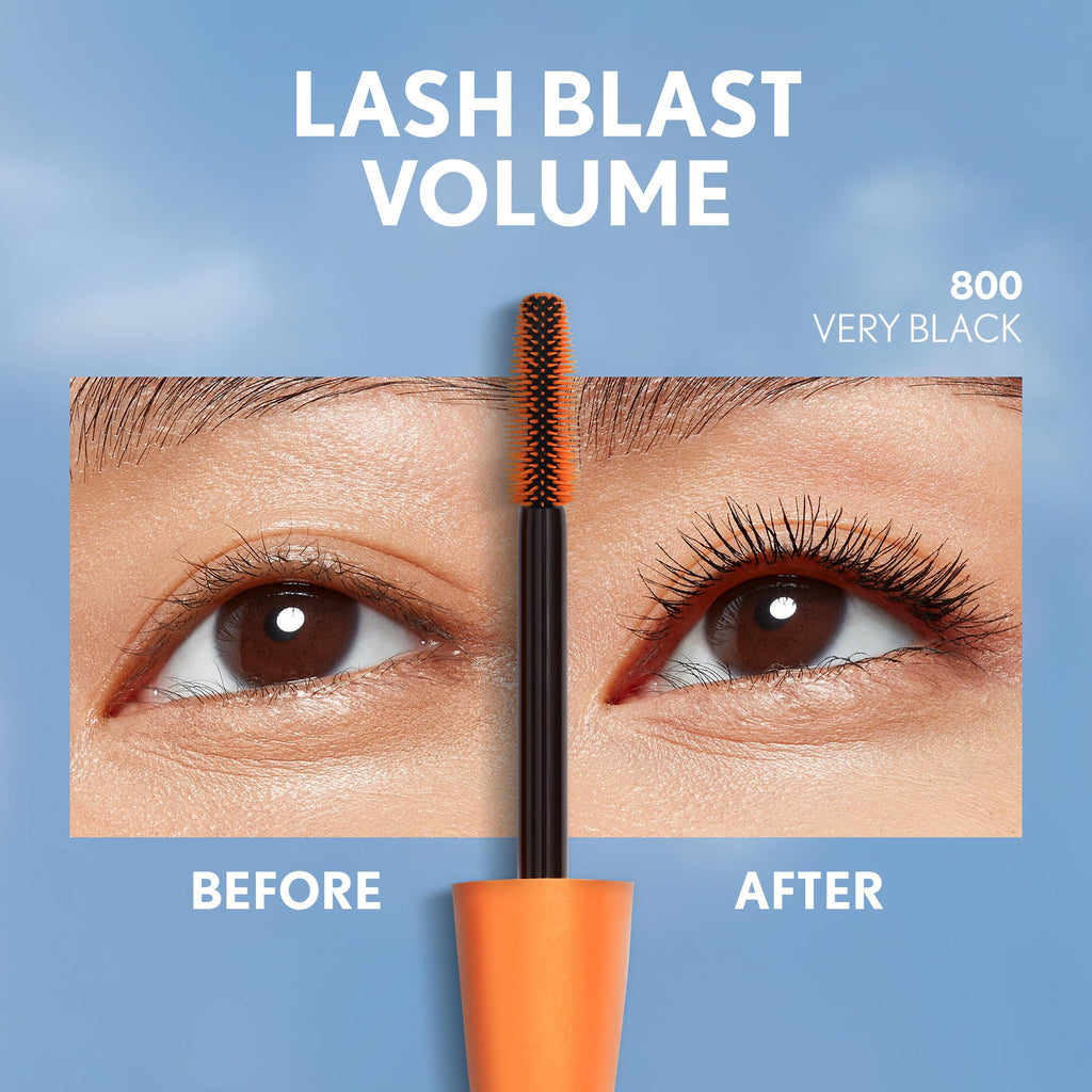 CoverGirl Lash Blast Volume Waterproof Mascara & Perfect Point Plus Eyeliner Pencil Twin Pack – Very Black Onyx