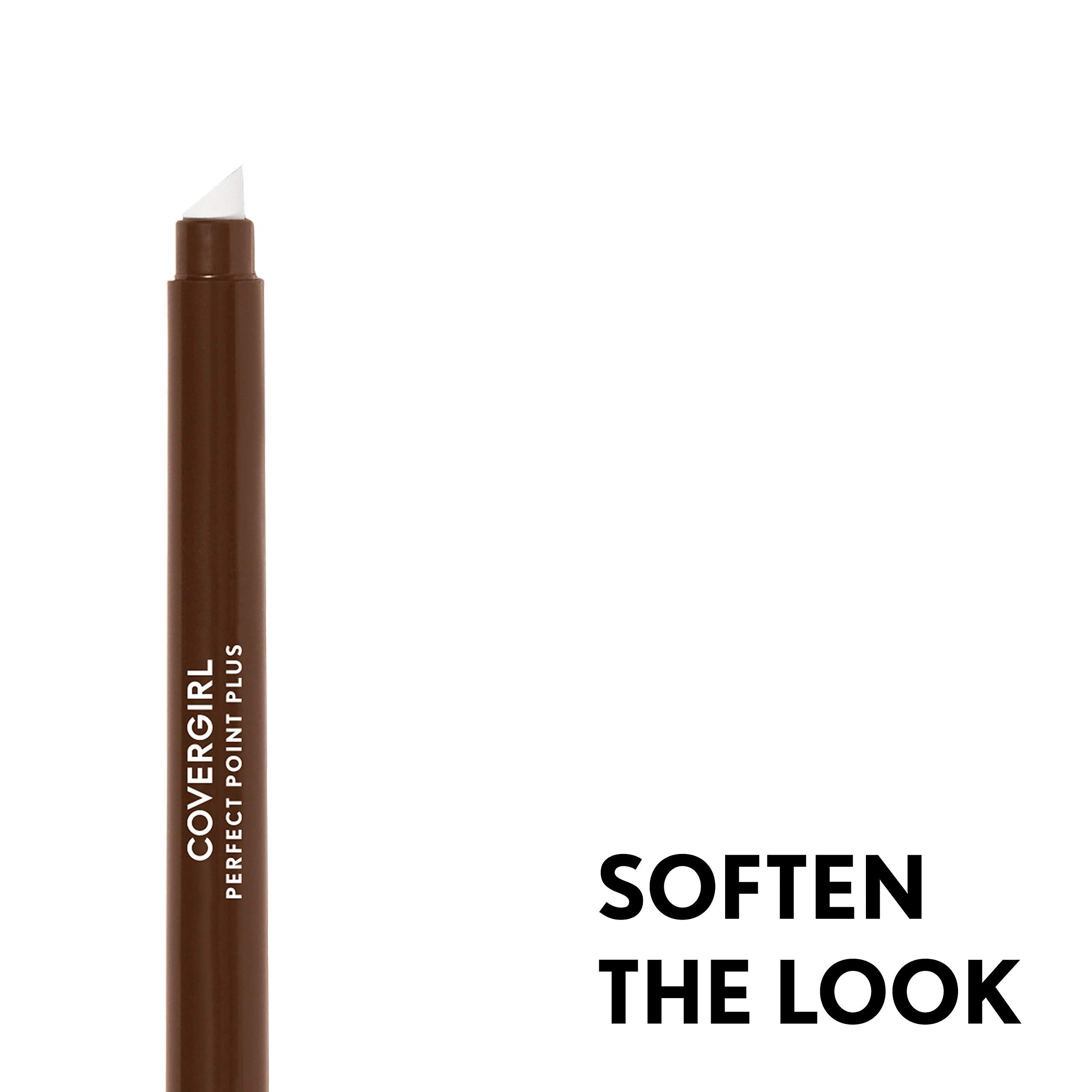COVERGIRL Perfect Point Plus Eyeliner Pencil Espresso – Dual Pack, Self-Sharpening, Long-Lasting Definition