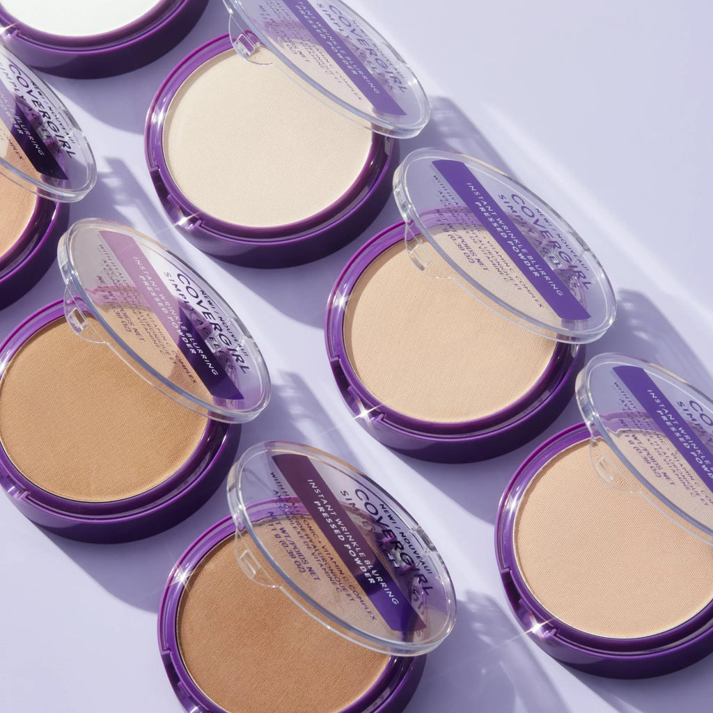 CoverGirl Simply Ageless Instant Wrinkle Blurring Pressed Powder – Classic Ivory, 0.39 oz