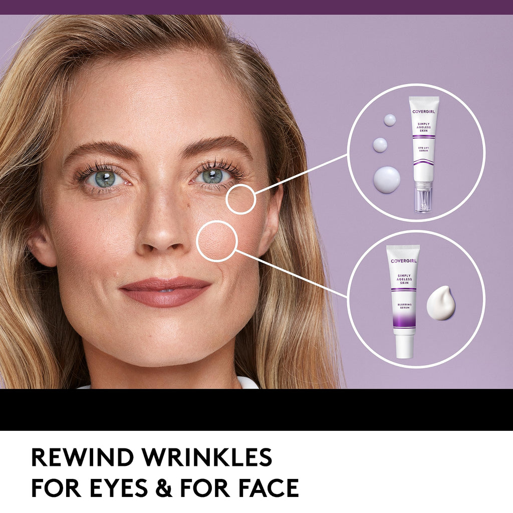 COVERGIRL Simply Ageless Eye Lift Serum – Reduces Wrinkles, 0.92 oz